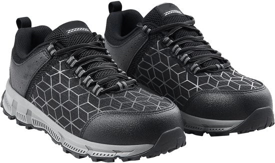 Scarpette per uomo con cappuccio, misura americana 9,5, larghezza media, scarpe sportive per uomo, sicurezza sportiva, scarpe da ginnastica durature