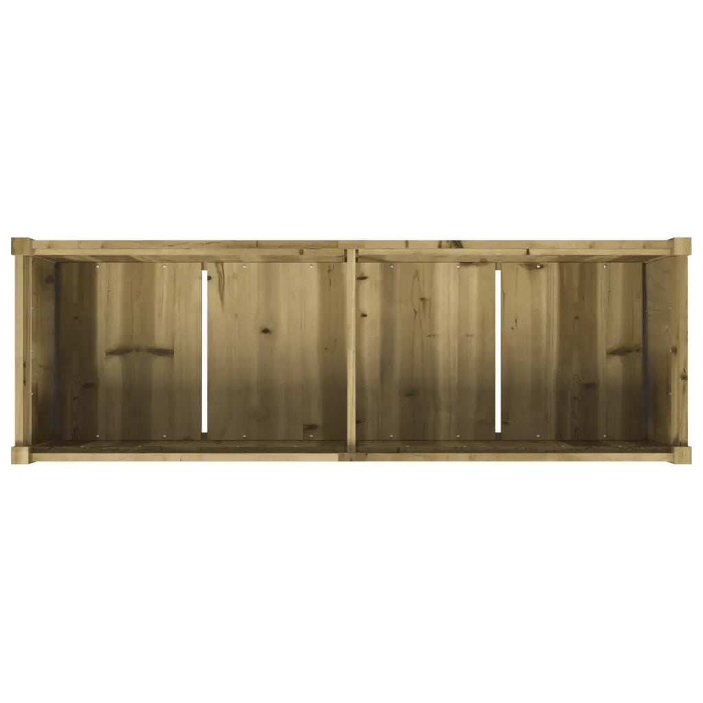 Fioriera da Giardino-Vaso da Esterno 150x50x70 cm in Legno di Pino Impregnato