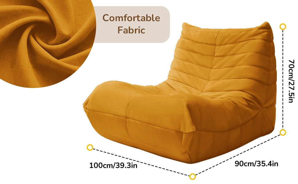 Poltrona da Terra Divano Pigro ¨C MINIMAL ¨C Tessuto, Relax