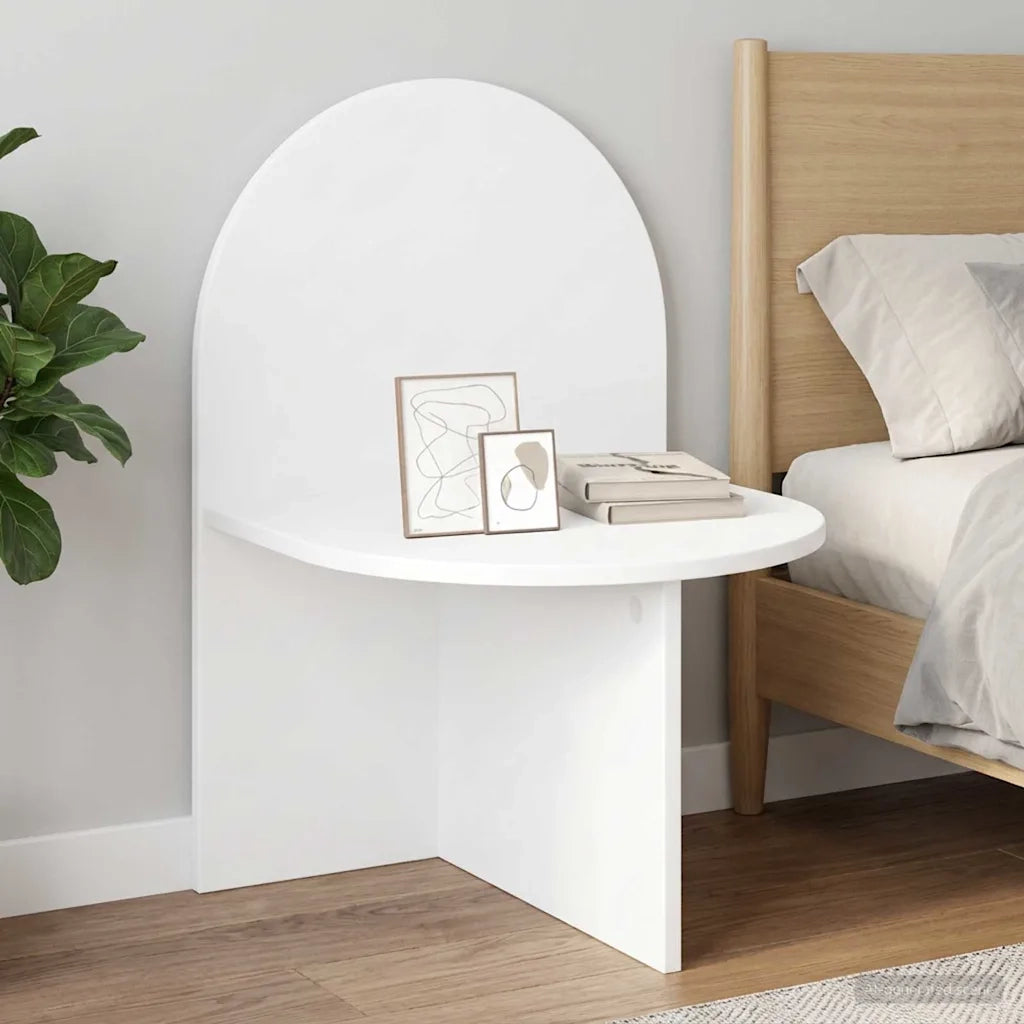 Comodino 2 pcs Bianco 48 x 49 x 65 cm Legno ingegnerizzato 8001114