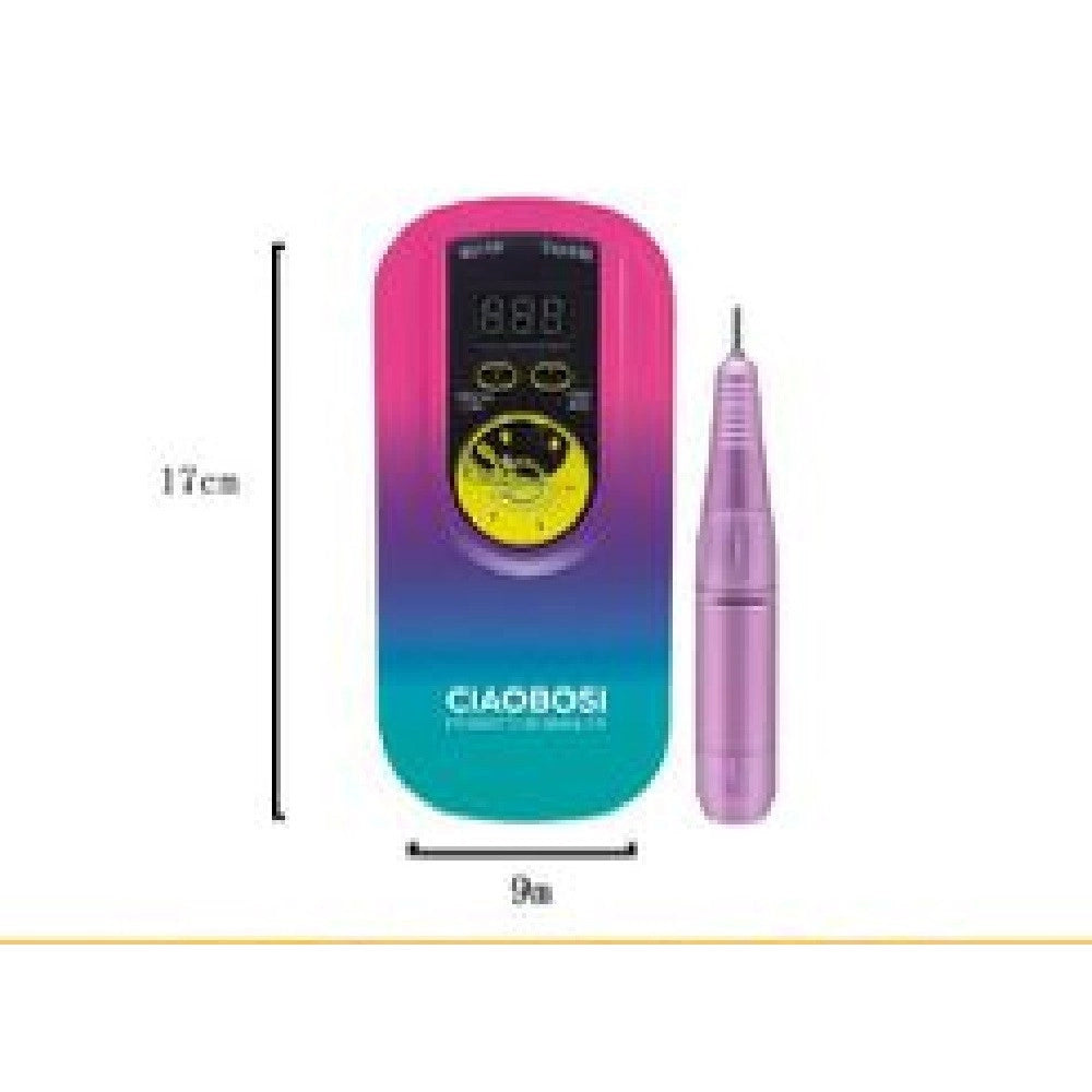 Trade Shop - Fresa Unghie Portatile 35000giri Ricaricabile Manicure Pedicure Nail 58w Tx-8489 -