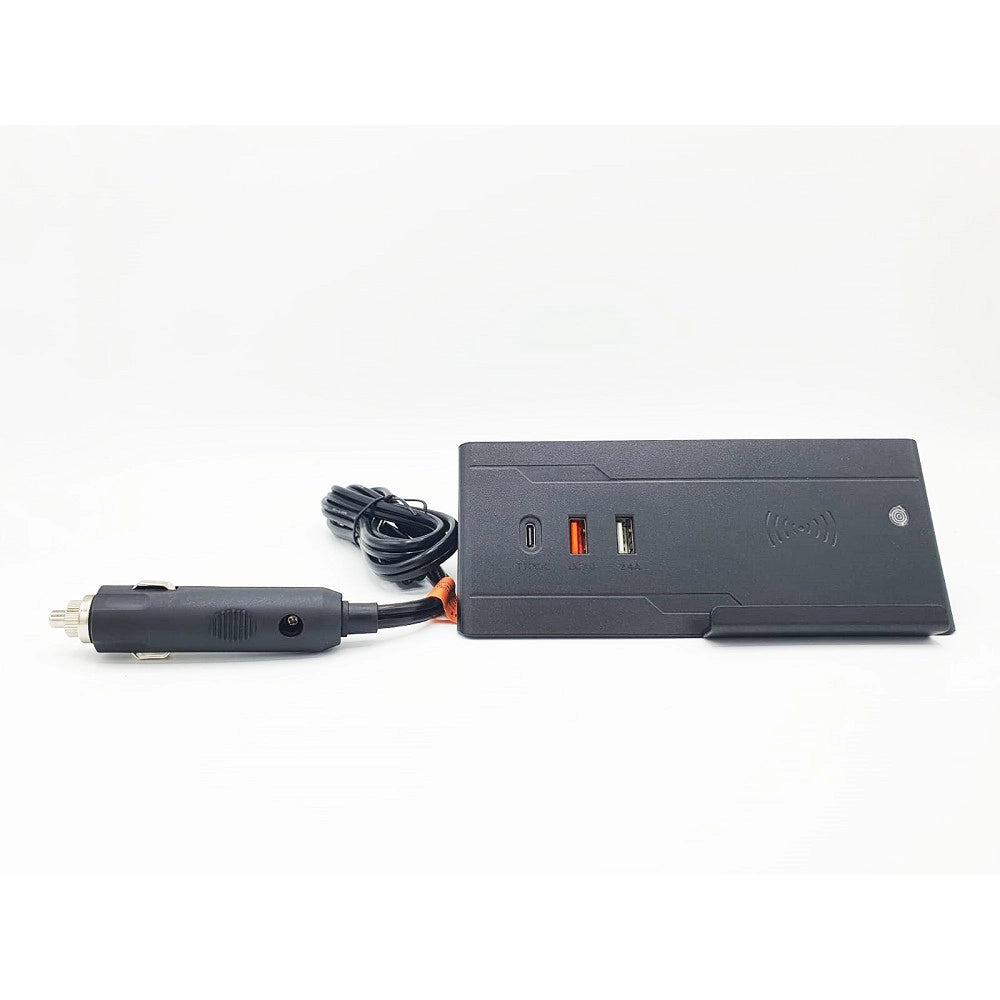 Trade Shop - Inverter Per Auto Smart Power Caricabatterie Wireless Ricarica Cellulare Lk-8118 -