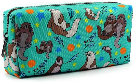 Etui grande - Lino - Trucchi/cosmetici - Sostenibile - Chiusura a cerniera - Dimensioni 20,3 x 8,9 x 5,1 cm - Portamonete