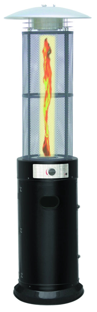 STUFA A GAS TERMOPATIO NIKLAS FUOCO VIVO DA ESTERNO 46xH183 CM