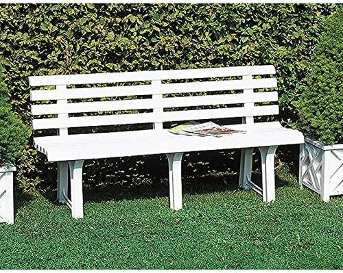 Panca da giardino, Orchidea, da 3 posti, 145 x 49 x 74 cm