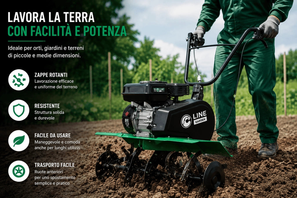 MOTOZAPPA SCOPPIO OHV CC212 E-V CM55-85 TILLER