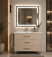 Mobile bagno con lavabo ORIGENBATH RIBERA senza specchio 60x45 cm estepa