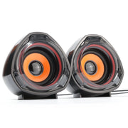 Trade Shop - Casse Pc Speakers Altoparlanti Per Notebook Laptop 5w Usb 2.0 Volume Regolabile -