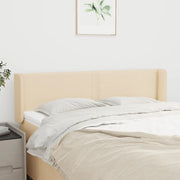 Testiera ad Orecchio Crema 147x16x78/88 cm in Tessuto 3118631