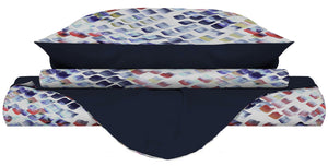 Copripiumino 1 Piazza e Mezzo con Federe Stampato in Microfibra Lena