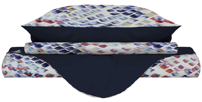Copripiumino 1 Piazza e Mezzo con Federe Stampato in Microfibra Lena