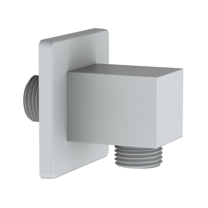 Presa acqua quadrata realizzata in ottone finitura bianco