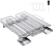 Generatore di fumo refrigerato in acciaio inossidabile - bordo di conservazione fumo freddo - maniglie set di spazzole e ganci - forno a vapore per carne e pesce grill a sfera - 225 x 215 x 45 cm