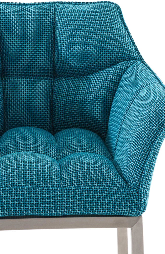 Barhocker Damaso E Stoff mit 4-FuЯ Gestell