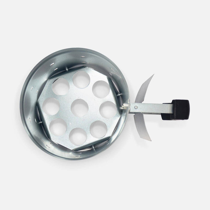 Ciminiera Accendi Carbonella in Acciaio Forato Starter D-17