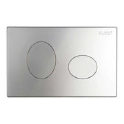 Placca per Cassetta Incasso Pucci Eco 2 Pulsanti Pucci Cromo Satinata