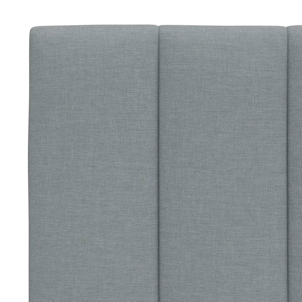 Cuscino Testiera Hanko Grigio Chiaro 160 cm in Tessuto CFW7063762