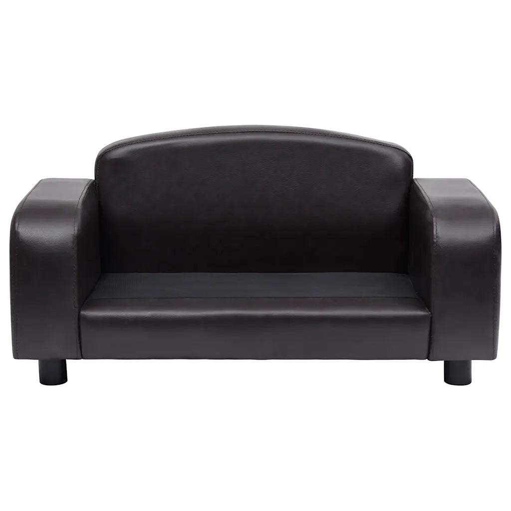 Divano per Cani Marrone 80x50x40 cm in Similpelle cod mxl 46370