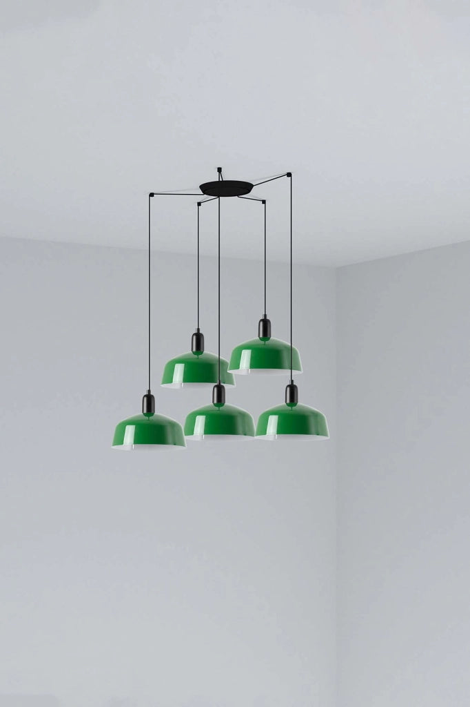 TATAWIN M metallo 5L Lampada sospensione verde