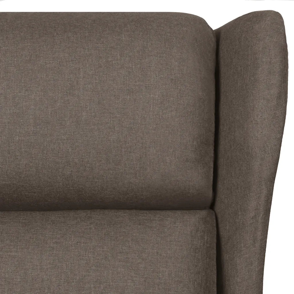 Divano Sedia-Poltrona Reclinabile in Tessuto Marrone 423811
