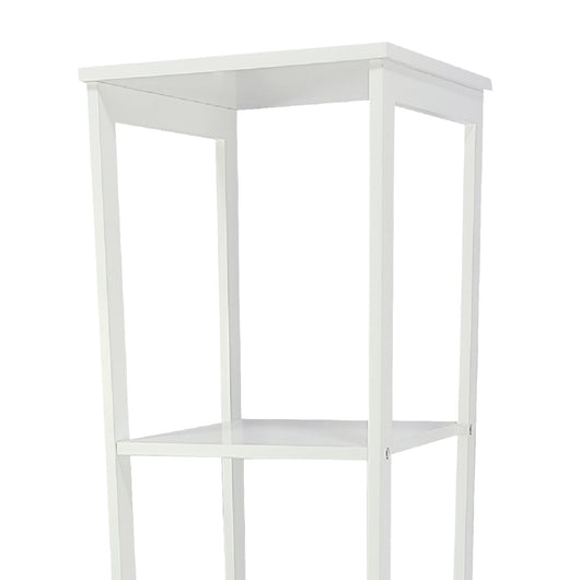 Adelaide - colonna multiuso con 1 anta e 2 ripiani - 30x30x156h cm bianco