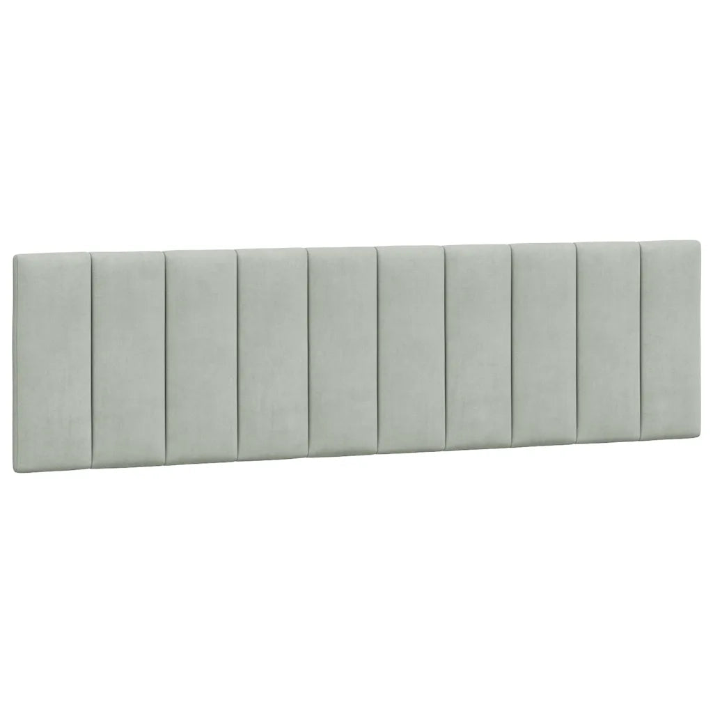 Giroletto senza Materasso Hanko Grigio Chiaro 180x200 cm Velluto 3207861
