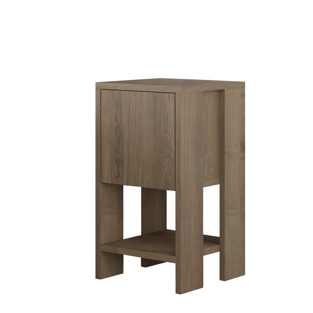 Comodino in legno "Ema" 30 x 30 x 55 cm - Hitit