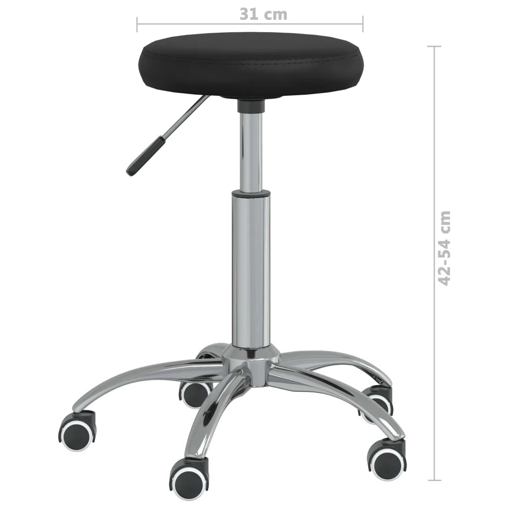 Sgabello da Massaggio in Similpelle Nero cod mxl 56961