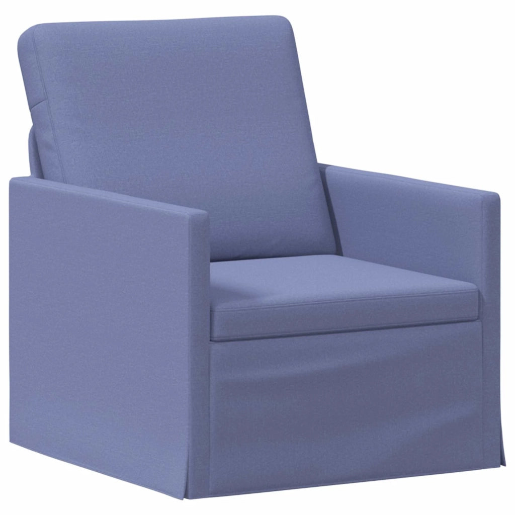 Set di divani 2 pcs Blu jeans Tessuto 3433160