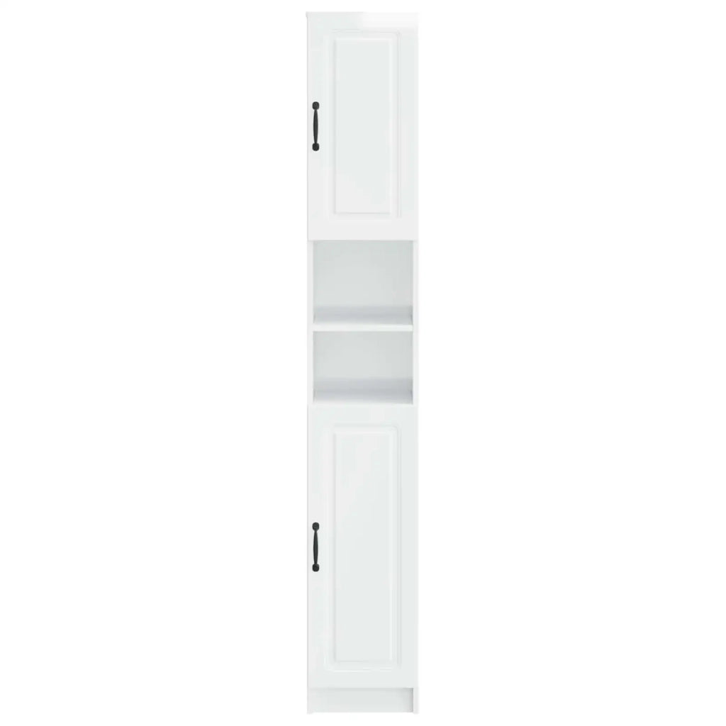 Armadio da Bagno con Ripiano Aperto UTRECHT Bianco Lucido 897699