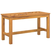 Panca da giardino per esterni mobili da giardino terrazza 80 x 35 x 45 cm legno massello di acacia 02_0011324