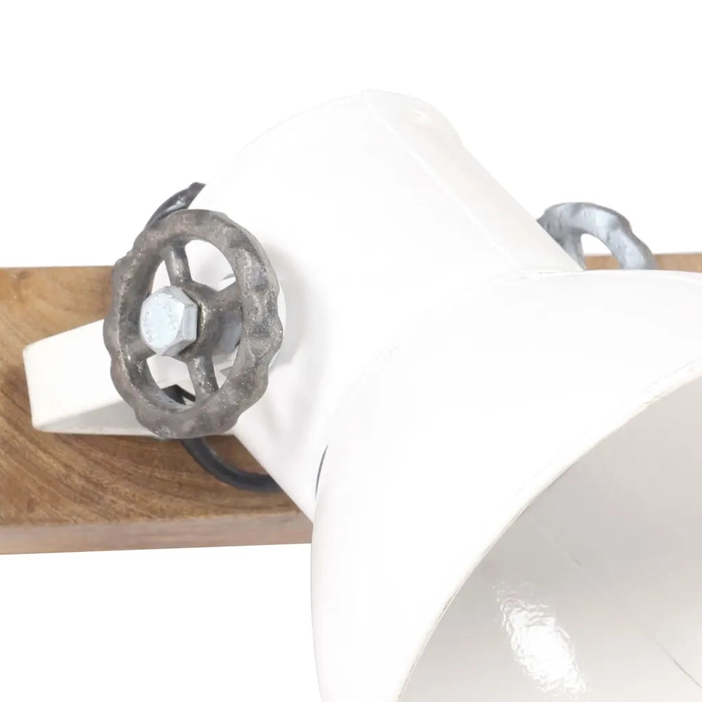 Lampada da Parete Stile Industriale Bianca 90x25 cm E27 320516