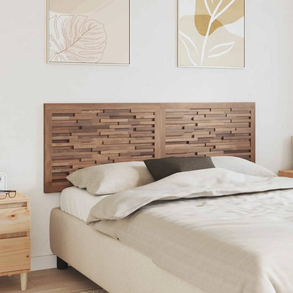 Testiera Naturale 160 cm Legno di teak solido 42024556