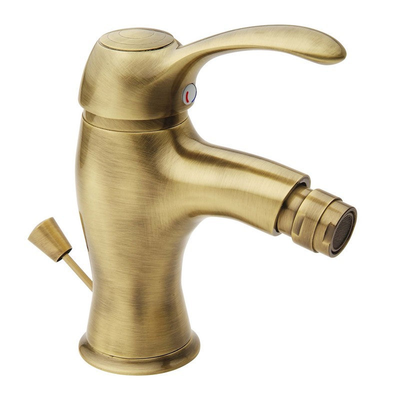 Rubinetto bidet serie distri vecchio ottone