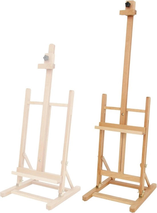 Telaio XXL per dipinti fino a 70 cm - Supporto per dipinti regolabile in legno di quercia