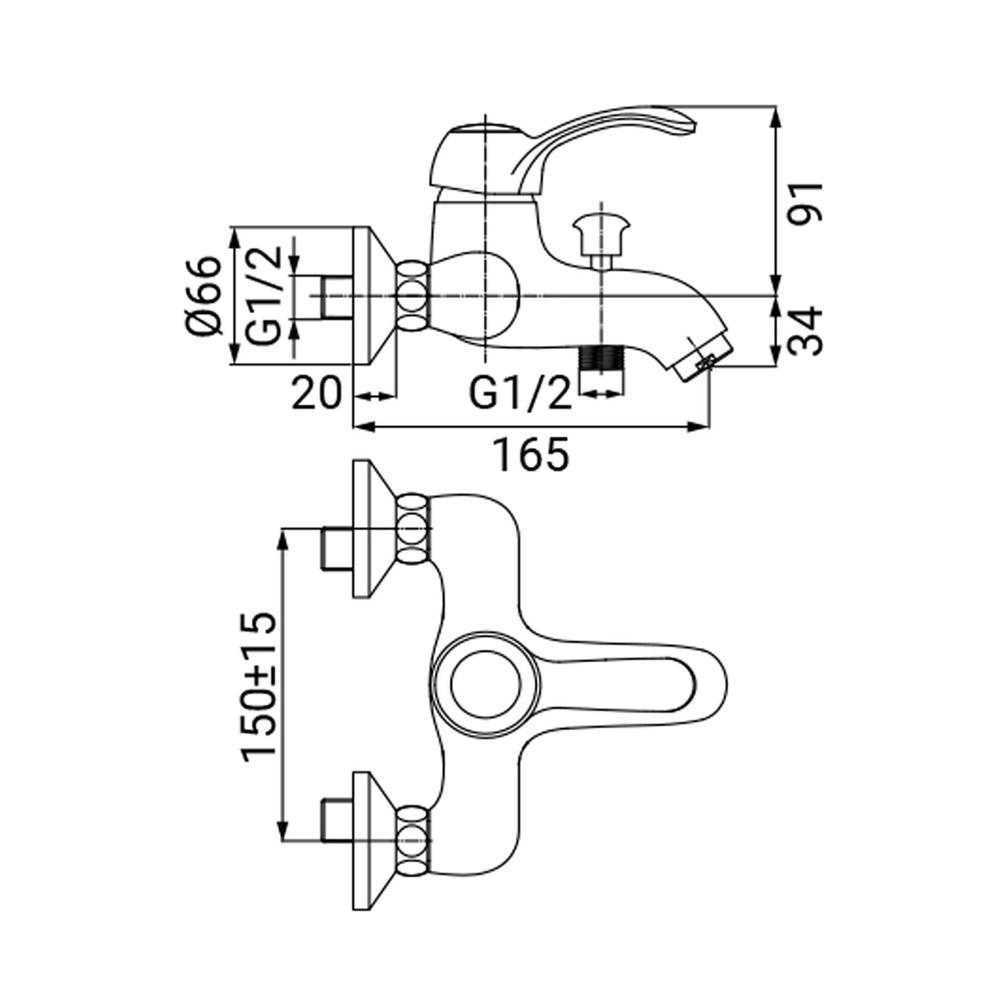 Rubinetto vasca serie distri vecchio ottone con dotazione