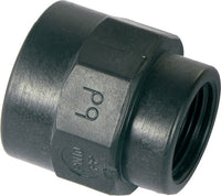 IRRIG.FILETTATI PP:MANICOTTO RID. F+F 3/4X1/2 X TUBO PE confezione da PEZZI 10