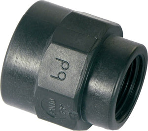 IRRIG.FILETTATI PP:MANICOTTO RID. F+F 3/4X1/2 X TUBO PE confezione da PEZZI 10