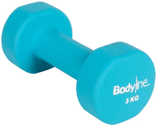 Manubrio in ghisa e neoprene antiscivolo e antiurto 3kg - home fitness