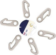 Accessori per albero bandiera - Clip per albero bandiera in nylon con anello di lancio - Alta qualità fissaggio UV e idrorepellente - Fissare la bandiera con cavo all'albero bandiera