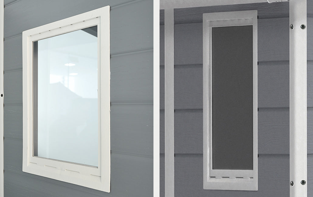 Casetta da Giardino Porta Attrezzi 130x192x198 cm in Resina Effetto Legno Keter Manor 4x6 Grigia