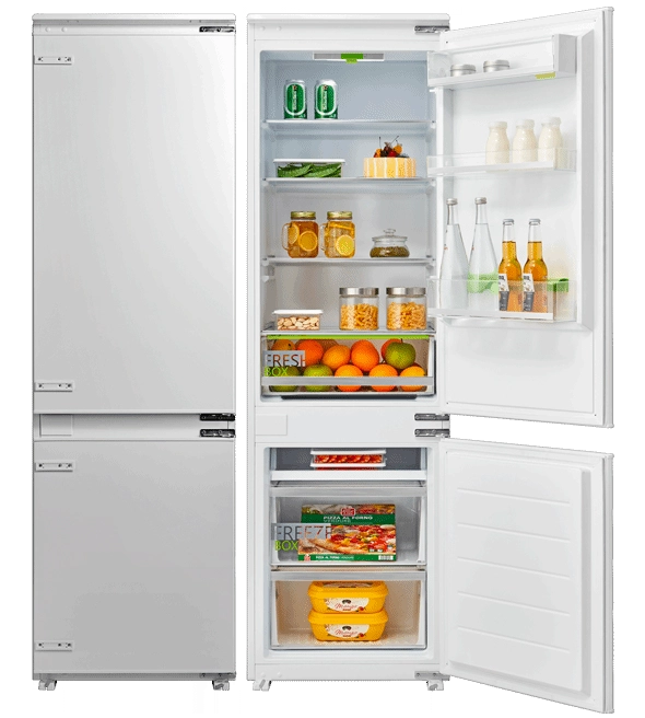Frigorifero combinato MKRF320ISTF da incasso reversibile 271 LT classe F Master Kitchen