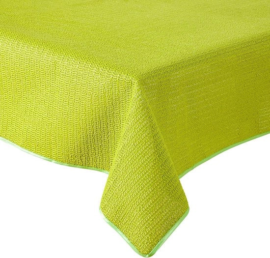 Tappeto per tavolo da giardino - Antiscivolo e resistente al tempo - 1 pezzo - Verde - 110 x 140 cm