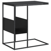 Tavolino da salotto | Tavolino da caff¨¨ | Tavolino da Soggiorno Nero 55x36x59,5 cm Legno Multistrato
