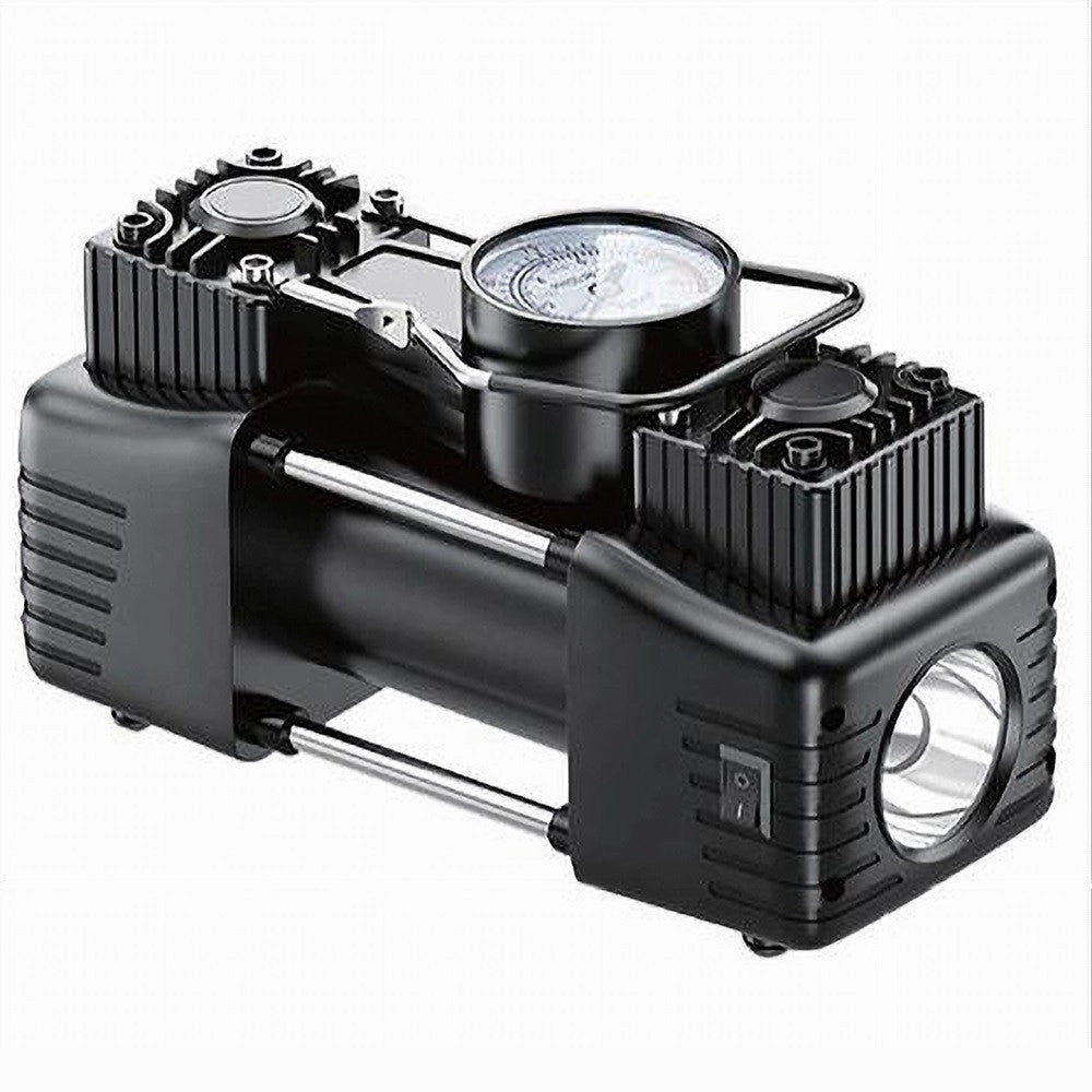 Trade Shop - Compressore Portatile 12v 150psi Gonfiatore Ruote Auto 85l/min Manometro Co-ar04 -