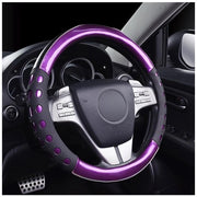 Supporto per volante antiscivolo - Universale - 38 cm - Supporto per volante in pelle - Materiale di alta qualità - Migliorata presa - 1 pezzo - Supporto per volante per volante