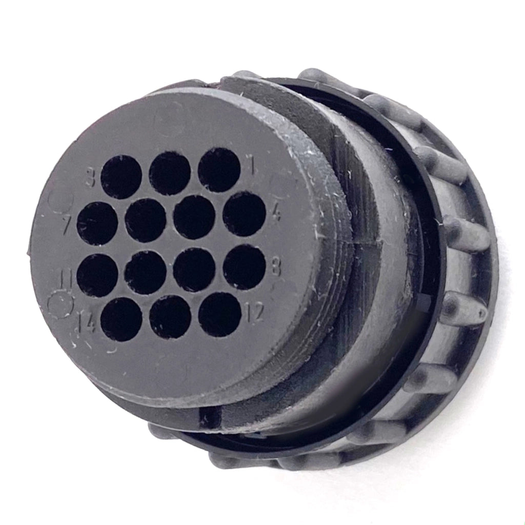 Spina vol. con contatti 14 poli Te connectivity