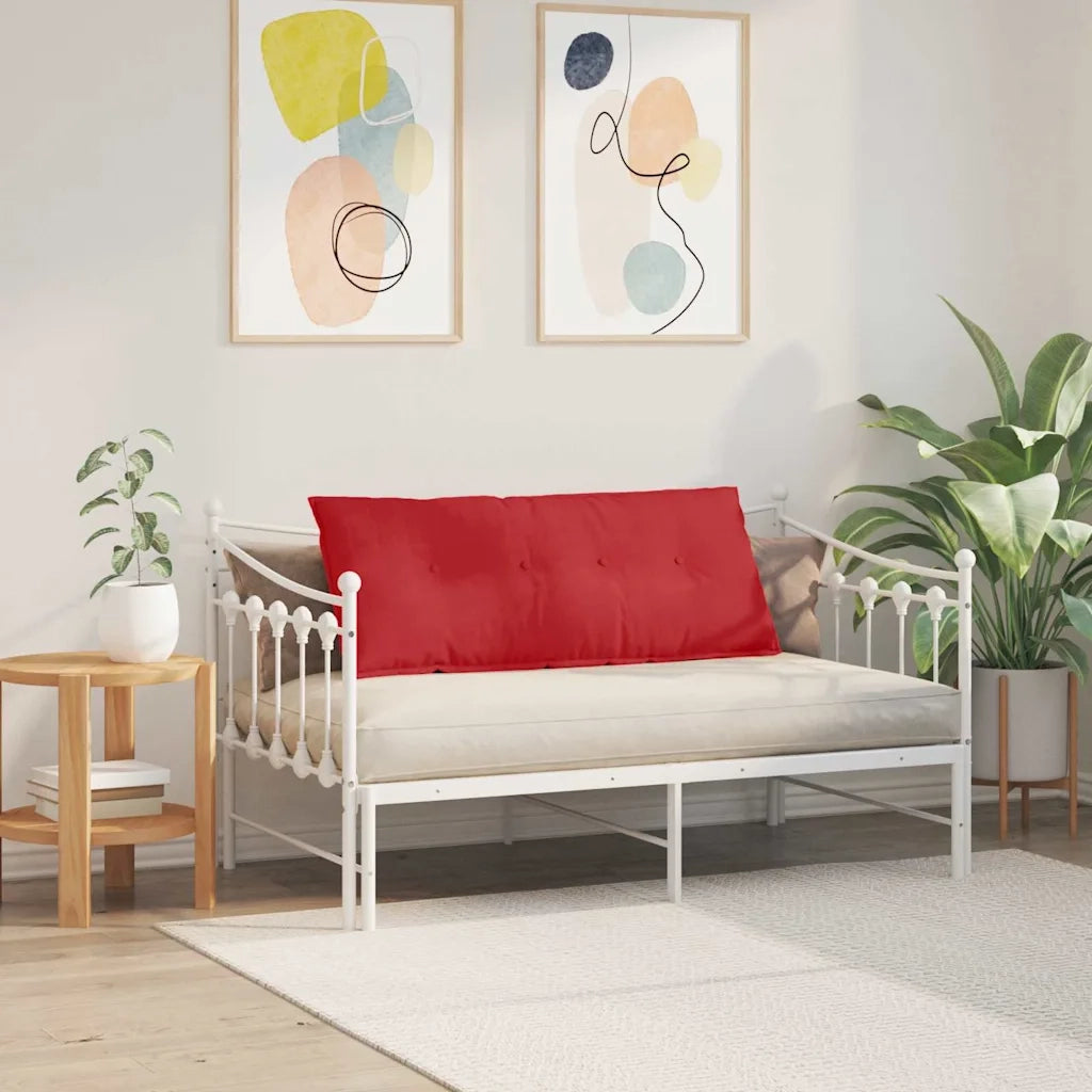 Cuscino per Schiena Rosso 120 x 19 x 50 cm Tessuto 42014799