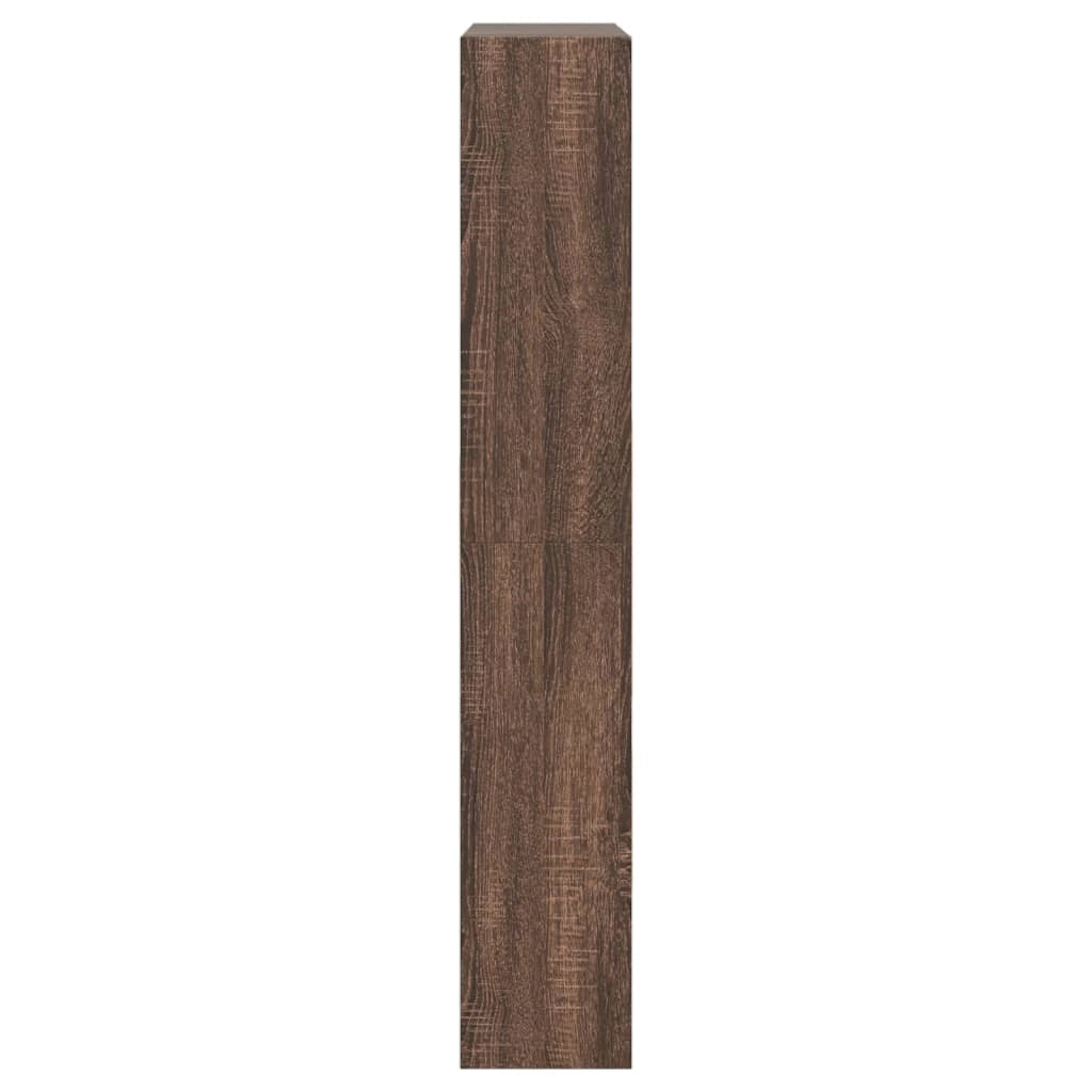 Scarpiera mobiletto portascarpe mobile per ingresso/corridoio/soggiorno 80 x 21 x 125,5 cm legno ingegnerizzato marrone 02_0021654