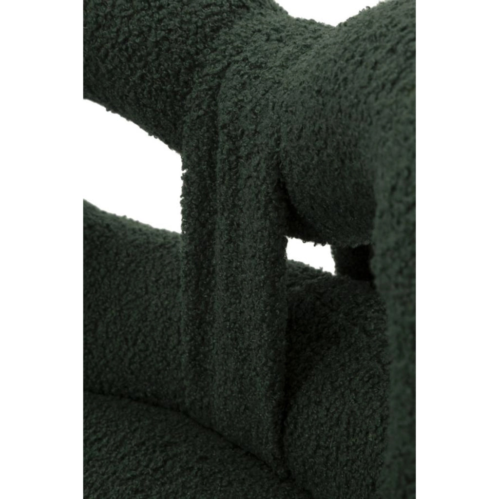 Sedia Fiocco 2, Verde, MDF, 40x40x67 cm